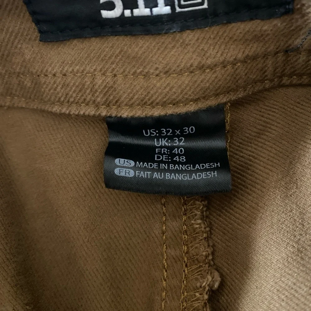 5.11 Tactical Defender Flex Jeans Men’s 32x30 Denim Stretch Straight Leg Brown